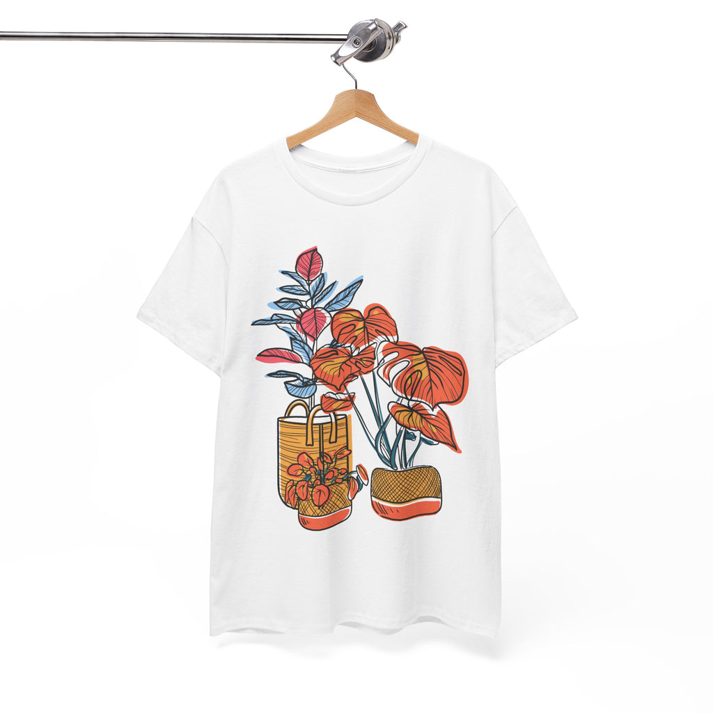 Plant Lover T-Shirt — Vintage Botanical Vases Illustration