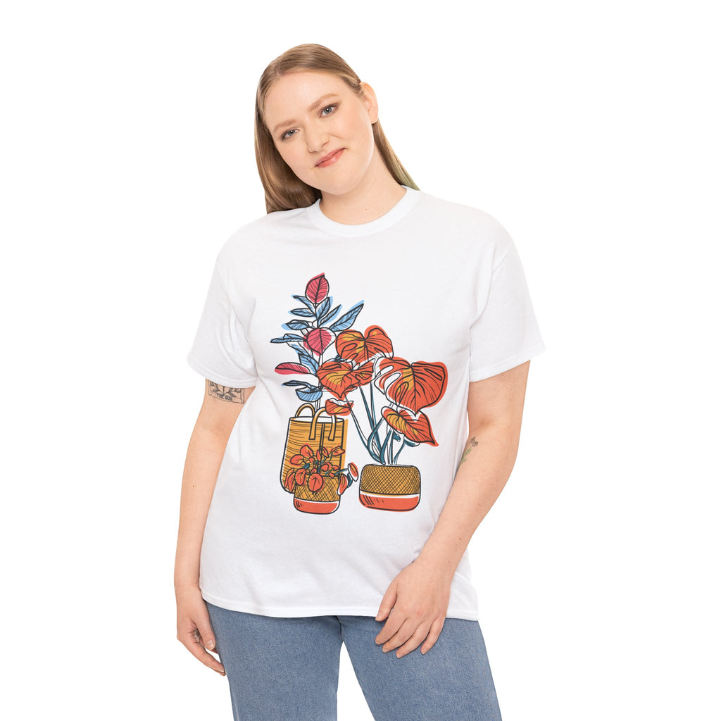 Plant Lover T-Shirt — Vintage Botanical Vases Illustration