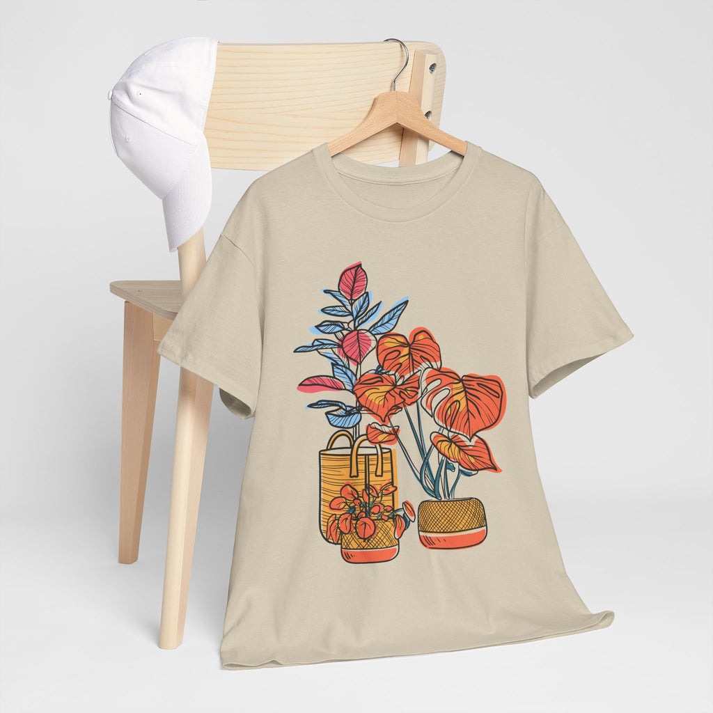 Plant Lover T-Shirt — Vintage Botanical Vases Illustration