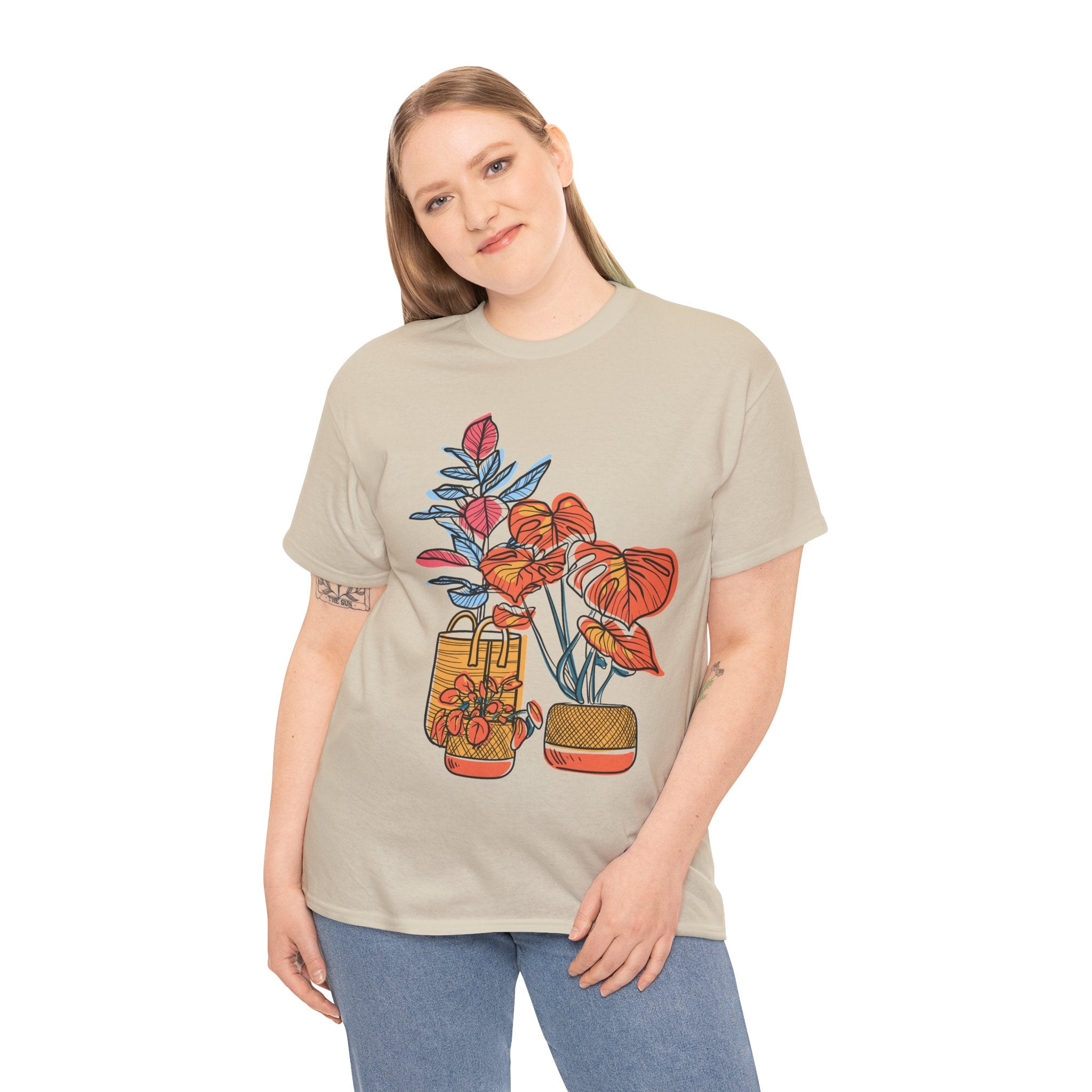 Plant Lover T-Shirt — Vintage Botanical Vases Illustration