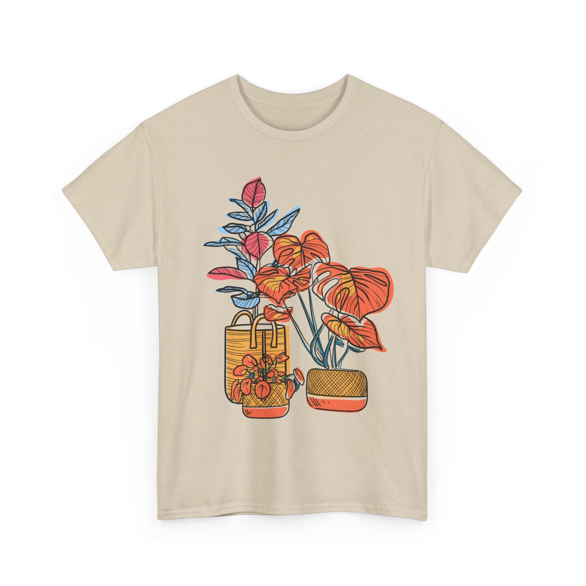 Plant Lover T-Shirt — Vintage Botanical Vases Illustration