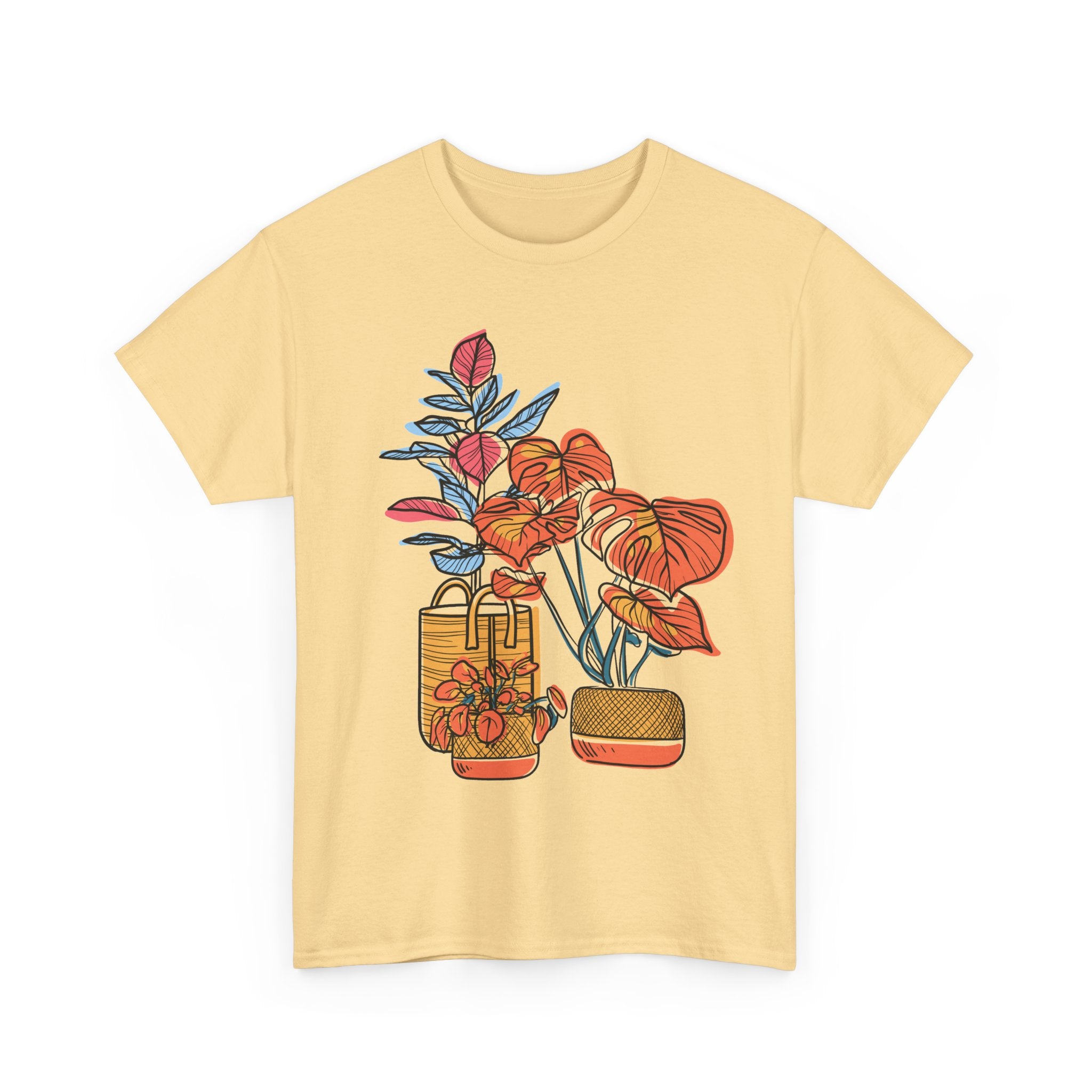 Plant Lover T-Shirt — Vintage Botanical Vases Illustration