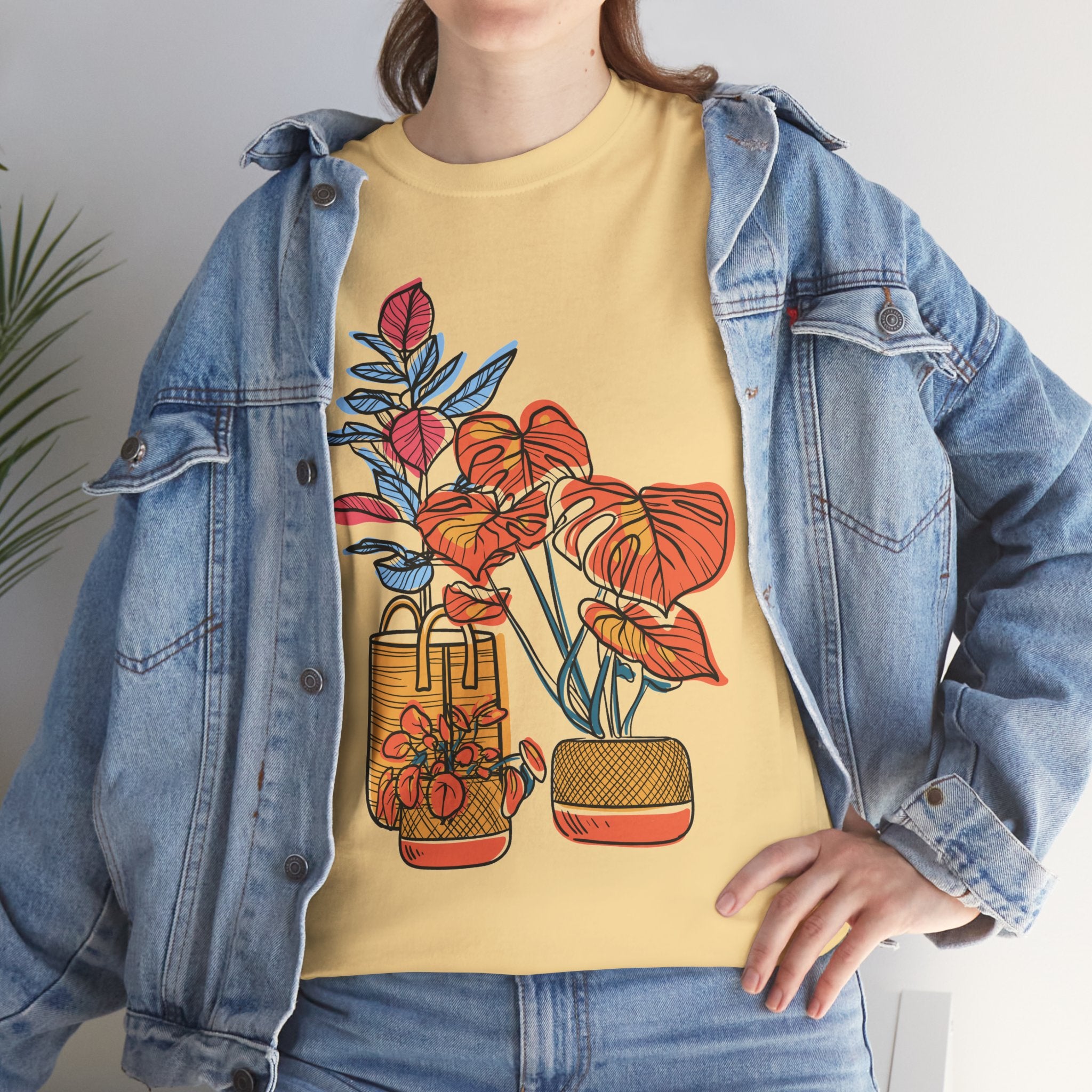Plant Lover T-Shirt — Vintage Botanical Vases Illustration