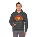 Adventure Hoodie - "Life Is An Adventure" Mountain Sunset Hooded Sweatshirt