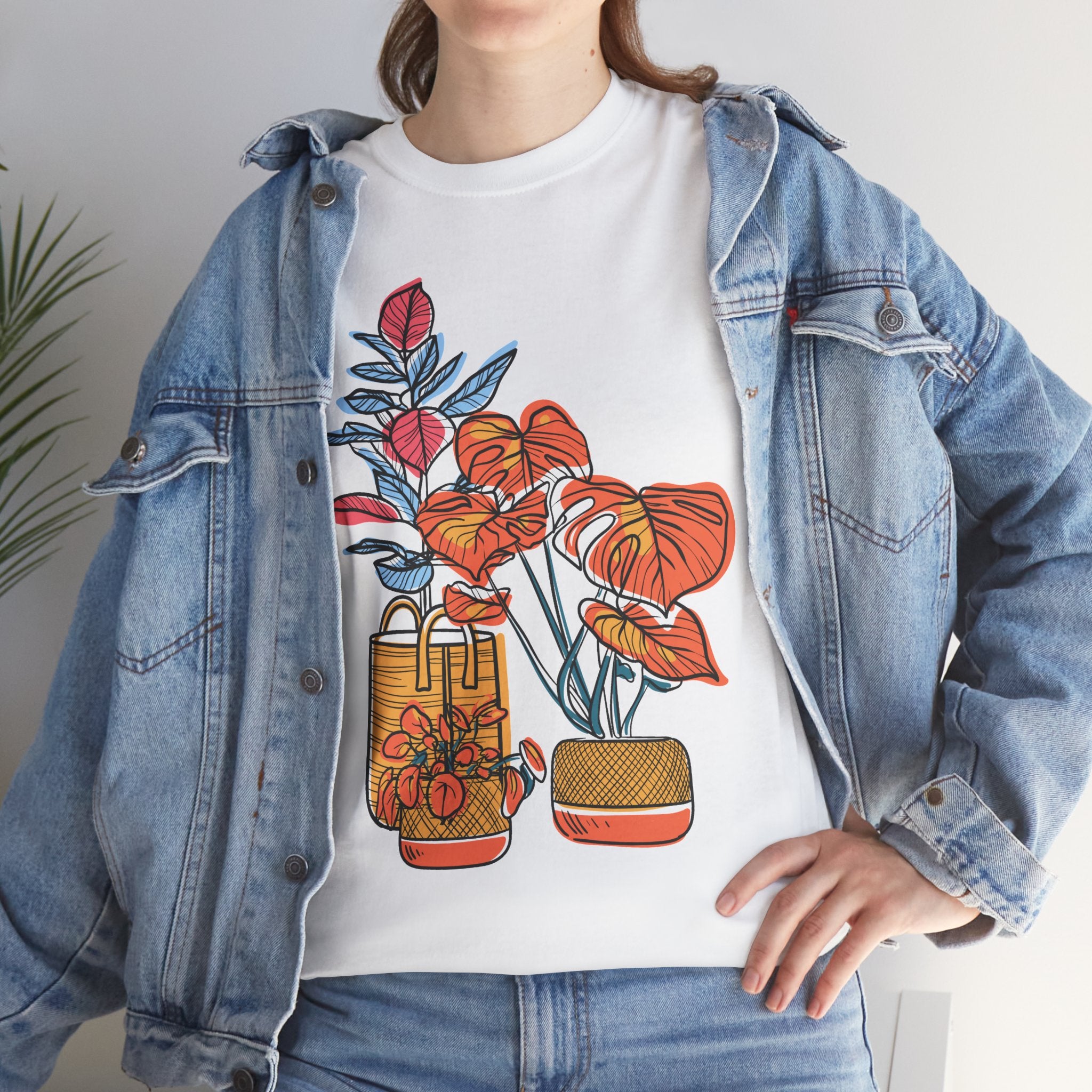 Plant Lover T-Shirt — Vintage Botanical Vases Illustration